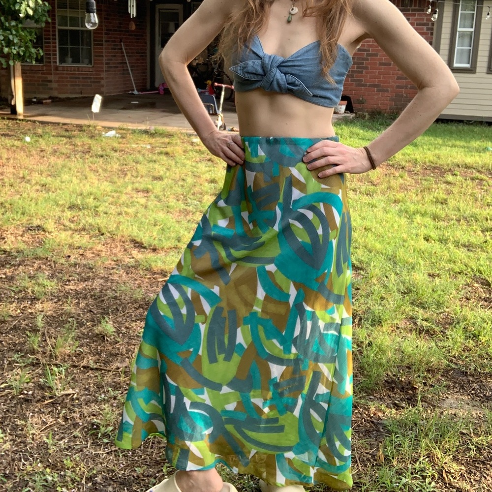 CATO funky abstract skirt